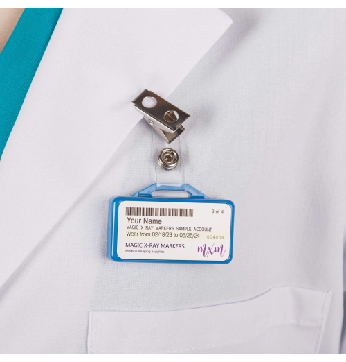 OSL RADIATION DOSIMETER COMPLIANCE BADGE- WHOLE BODY DOSIMETRY BADGE