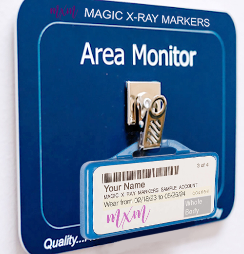 Fetal Radiation Monitor Dosimeter badge- Magic X-ray Markers