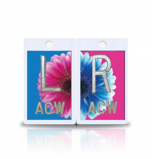 2" Plastic X Ray Markers- Daisy Design