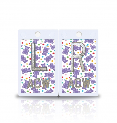 2" Plastic X Ray Markers- Gummi Bears Design