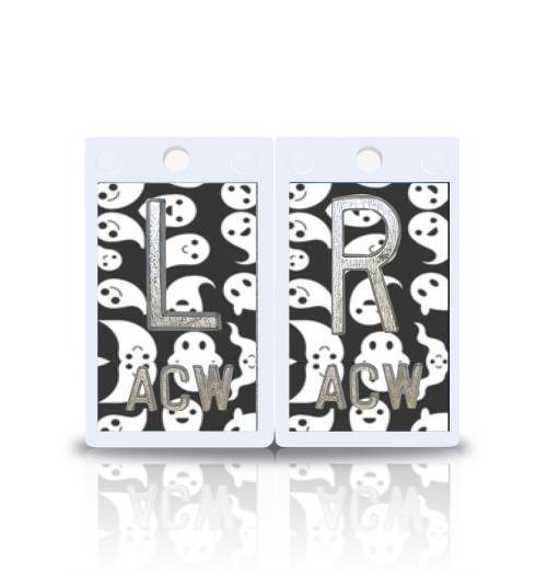 2" Plastic X Ray Markers- Ghosts Design