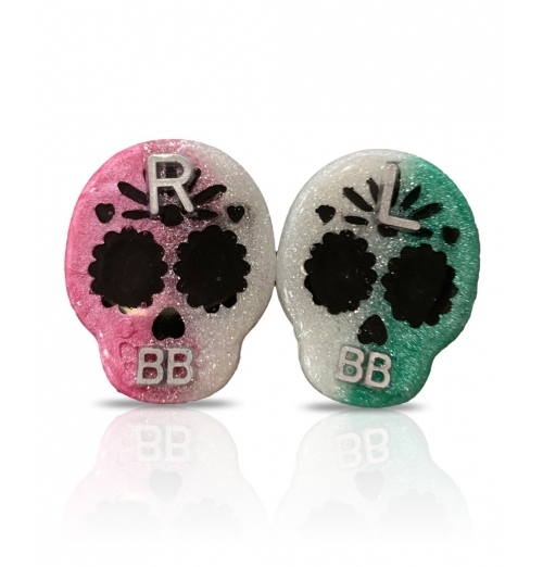 SUGAR SKULL XRAY MARKERS WITH INITIALS