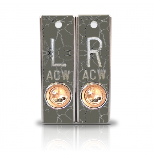 Aluminum Position Indicator X Ray Markers, Cracked Pattern- Magic X-ray ...