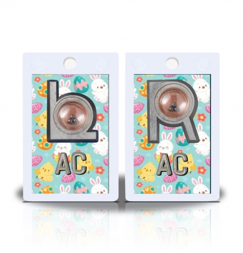 2" Height Non Sticky Positioning Xray Markers- Eastern Graphic Pattern