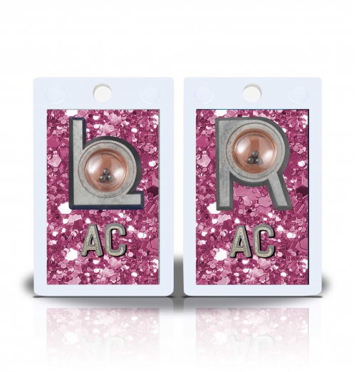 2" Height Non Sticky Positioning Xray Markers- Melon Glitter