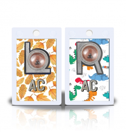 Plastic Position Identifier Markers Set W Initials, Mix & Match Graphic Design