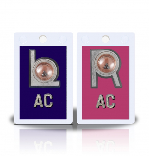 Position Identifier Markers Set W Initials, Mix & Match Solid Color