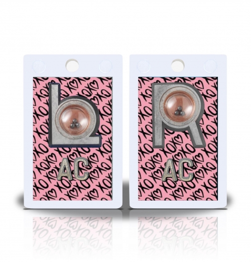 2" Height Non Sticky Positioning Xray Markers- XoXo Graphic Pattern