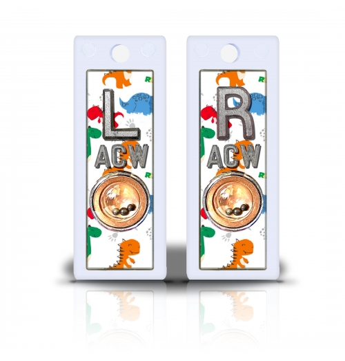 2 1/2" Height Non Sticky Positioning Xray Markers- Dinos Camo Graphic