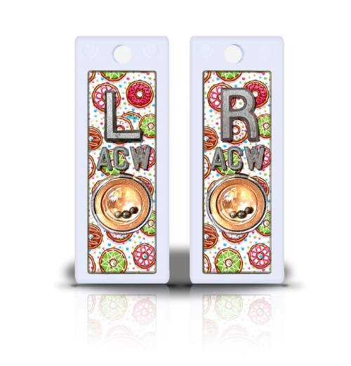 2 1/2" Height Non Sticky Positioning Xray Markers- Donuts Graphic