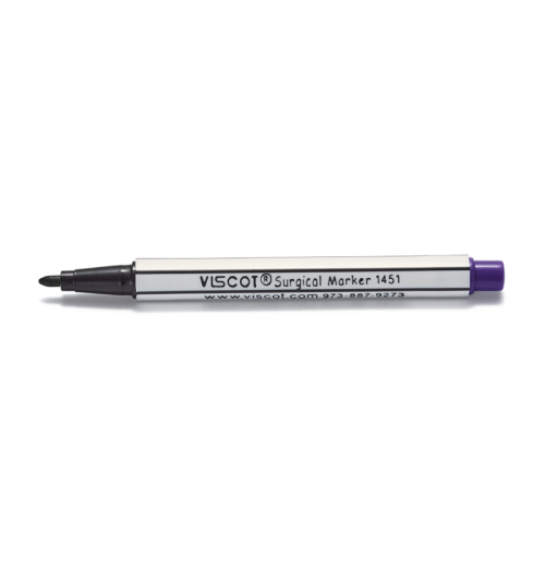 Surgical Skin Marker with Label McKesson Gentian Violet Fine Tip Ruler  Sterile - Box/50 - Hey Med Supply