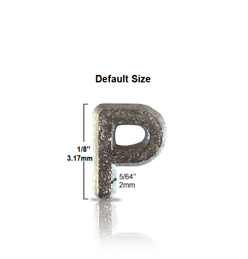 LEAD FREE UNMOUNTED LEAD CHARACTER & NUMBERS FLAT FACE STYLE