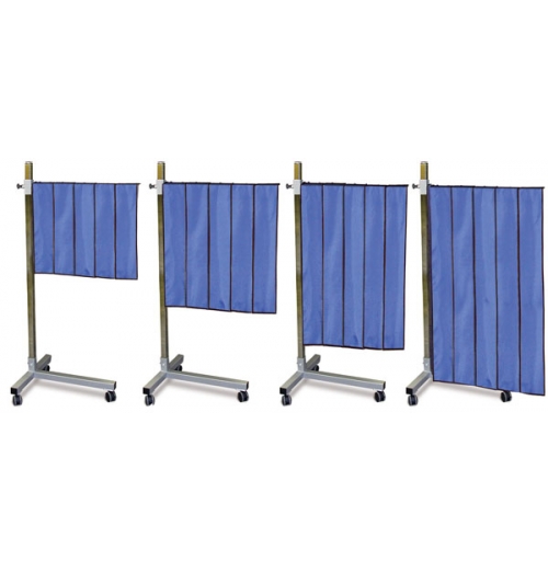 Deluxe Mobile T Base 5 Panel Shield
