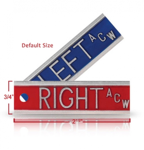 Ithaca I agree did it 2 1/2" Aluminum X ray Markers With Initials, LEFT & RIGHT- Magic X-ray Markers Ithaca I agree did it 2 1/2" Aluminum X ray Markers With Initials, LEFT & RIGHT- Magic X-ray Markers
