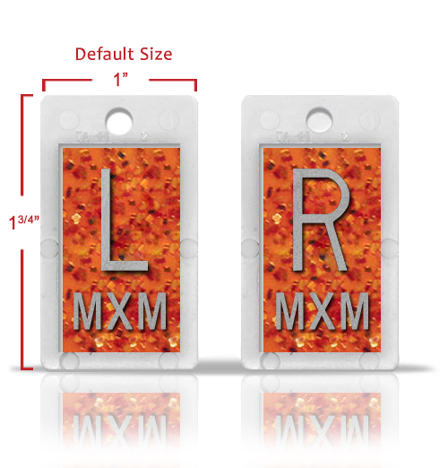 Personal Touch Orange Glitter Markers