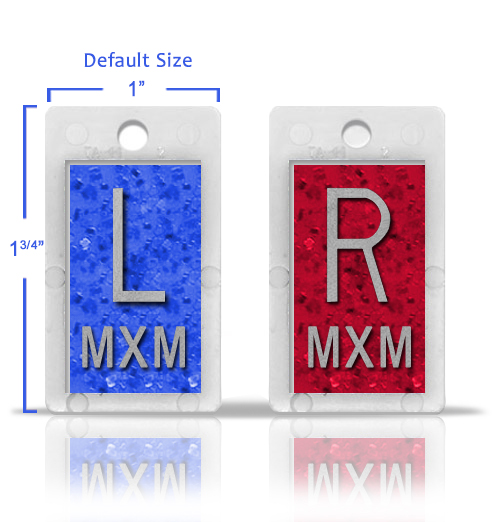 Personal Touch Blue Red Glitter Markers