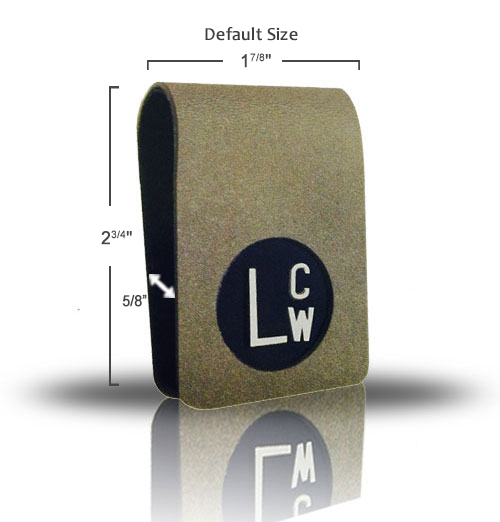 Thin Clipper Markers with up to 3 initials