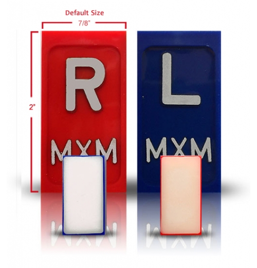 2" One Sided Self Adhesive Radiology XRay Markers