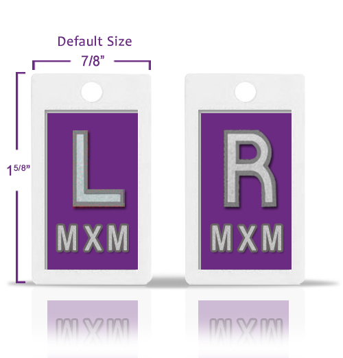 Light Violet Plastic Lead Markers