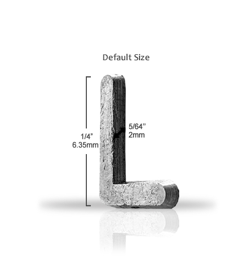 FLAT FACE UNMOUNTED LEAD FIGURES & NUMBERS