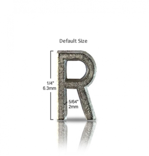 CONDENSED DEEP BLOCK UNMOUNTED LEAD LETTER & NUMBERS