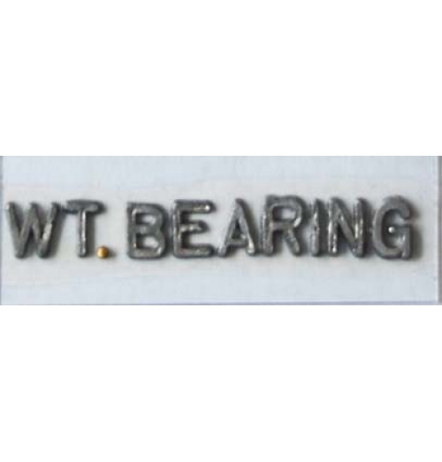 Flat Mounted Words