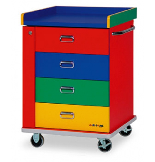 Locking Medical Cart