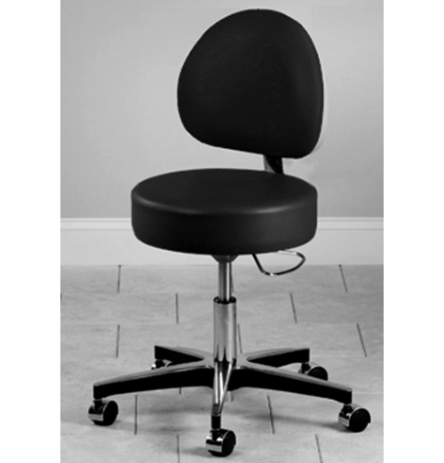 Pneumatic Stool with Backrest NEW