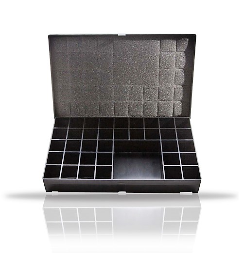 37 Compartment Lead Number Case,Black