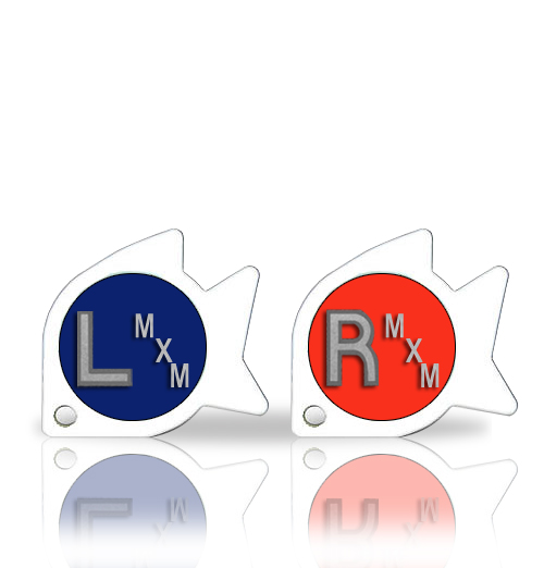 Non Adhesive Fish X Ray Markers With Initials