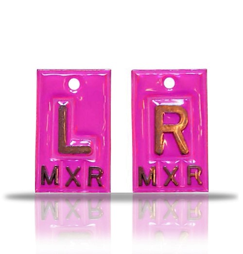 Custom Vinyl X Ray Marker,Hot Pink