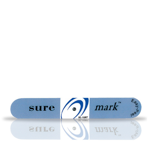 Suremark 1.5mm lead ball on relief tabbed label