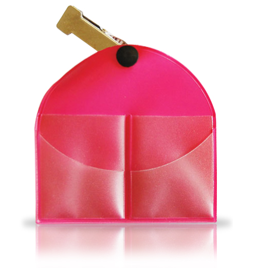 Pink Vinyl Marker Keeper
