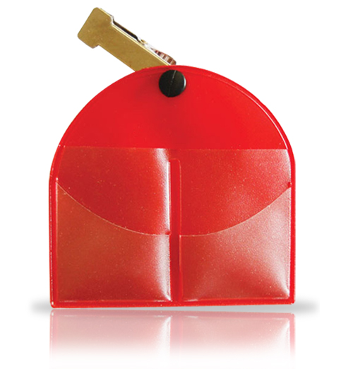 Red Vinyl Marker Keeper