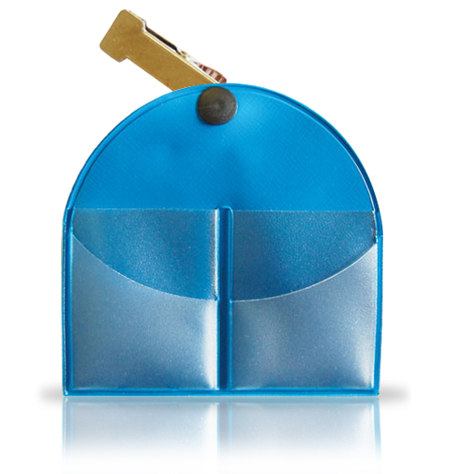 Blue Vinyl Marker Keeper