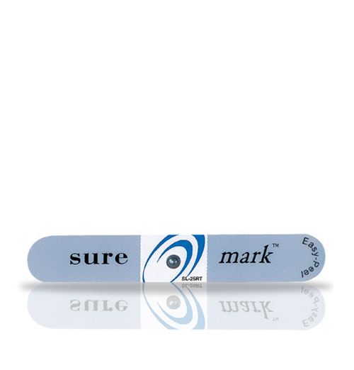 Suremark 2.5mm lead ball on relief tabbed label