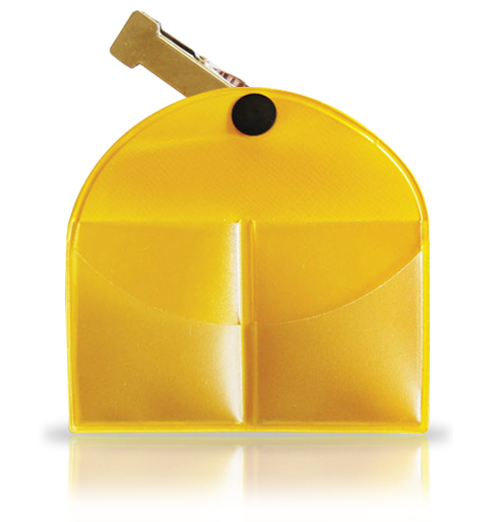 Yellow Vinyl Marker Keeper