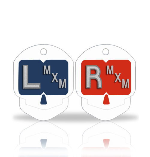Skull X Ray Markers With Initials