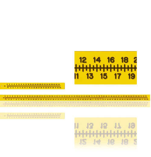 Flexible Plastic Radiopaque Extremity Rulers