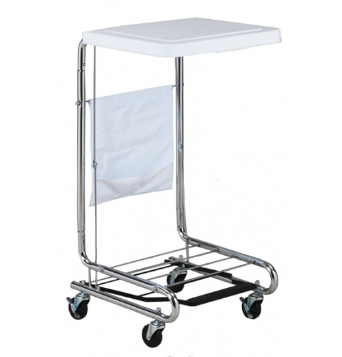 Square Hamper with Lid White