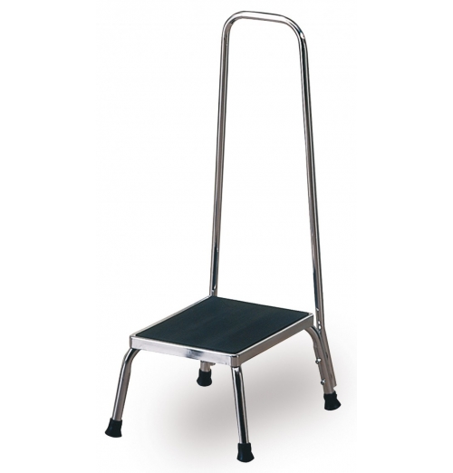 Step Stool With Handrail