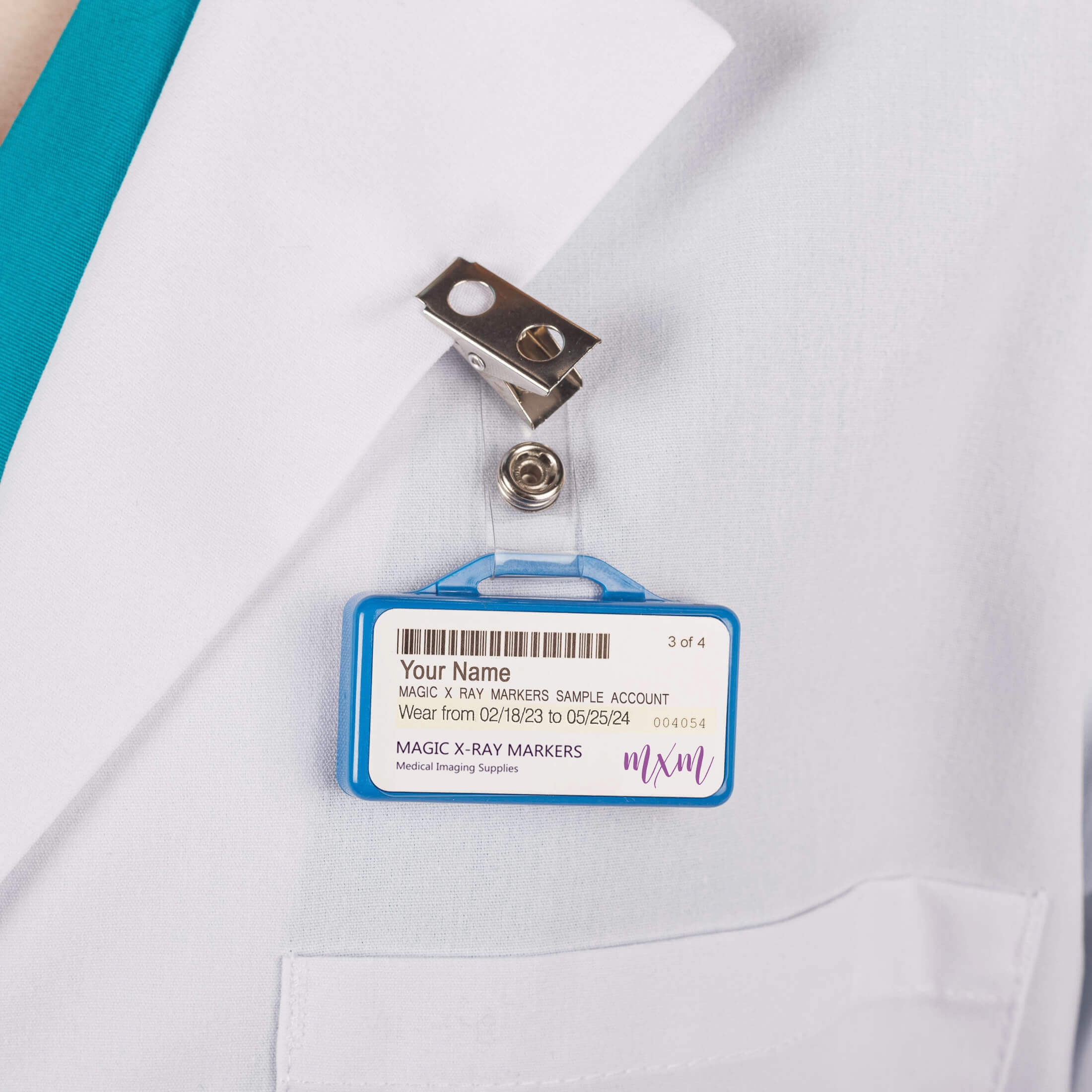 OSL Radiation Dosimeter Badge, Radiation Detection Company Magic Xray