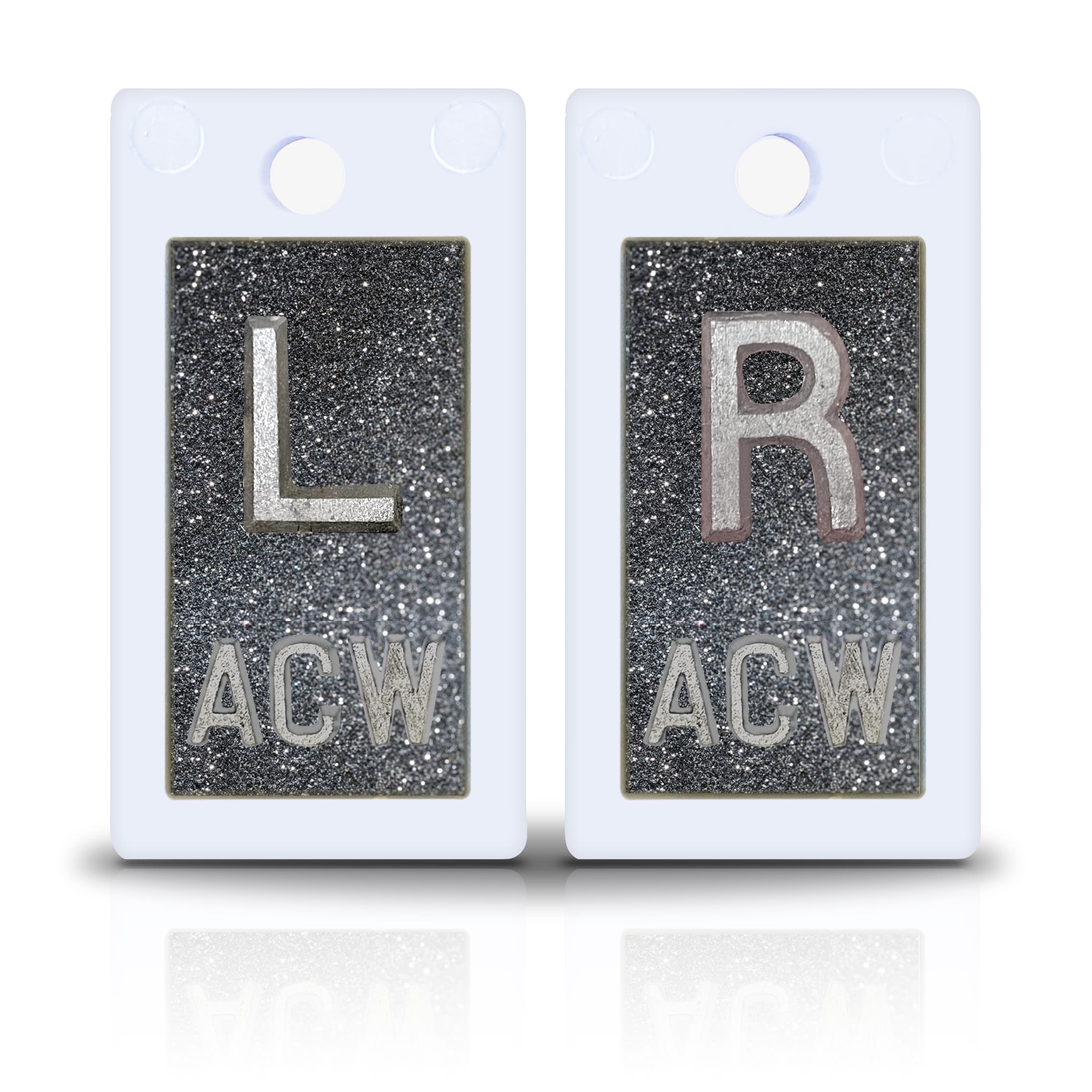 Dark Gray Glitter Plastic Lead Xray Markers Magic Xray Markers