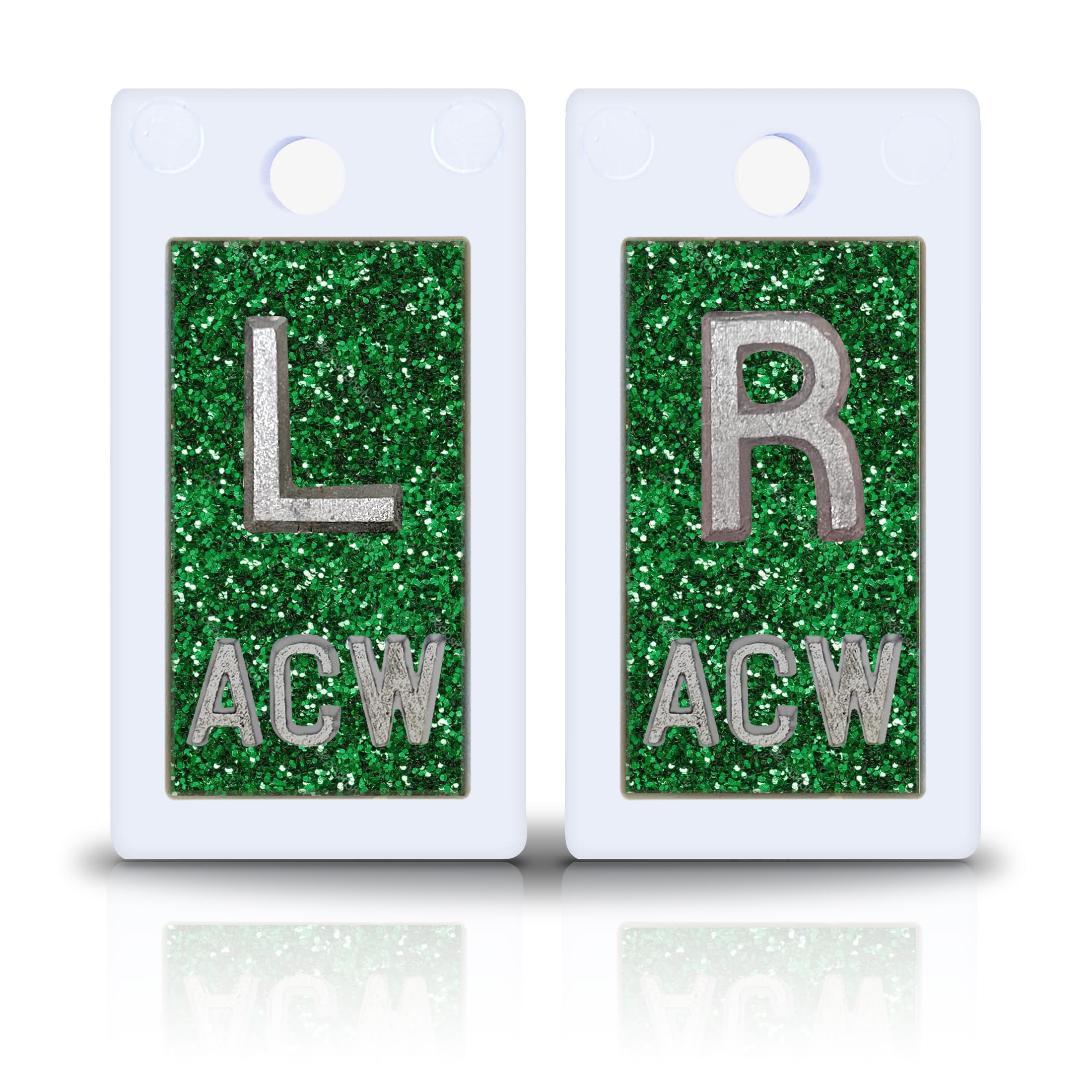 Green Glitter Plastic Lead Xray Markers Magic Xray Markers