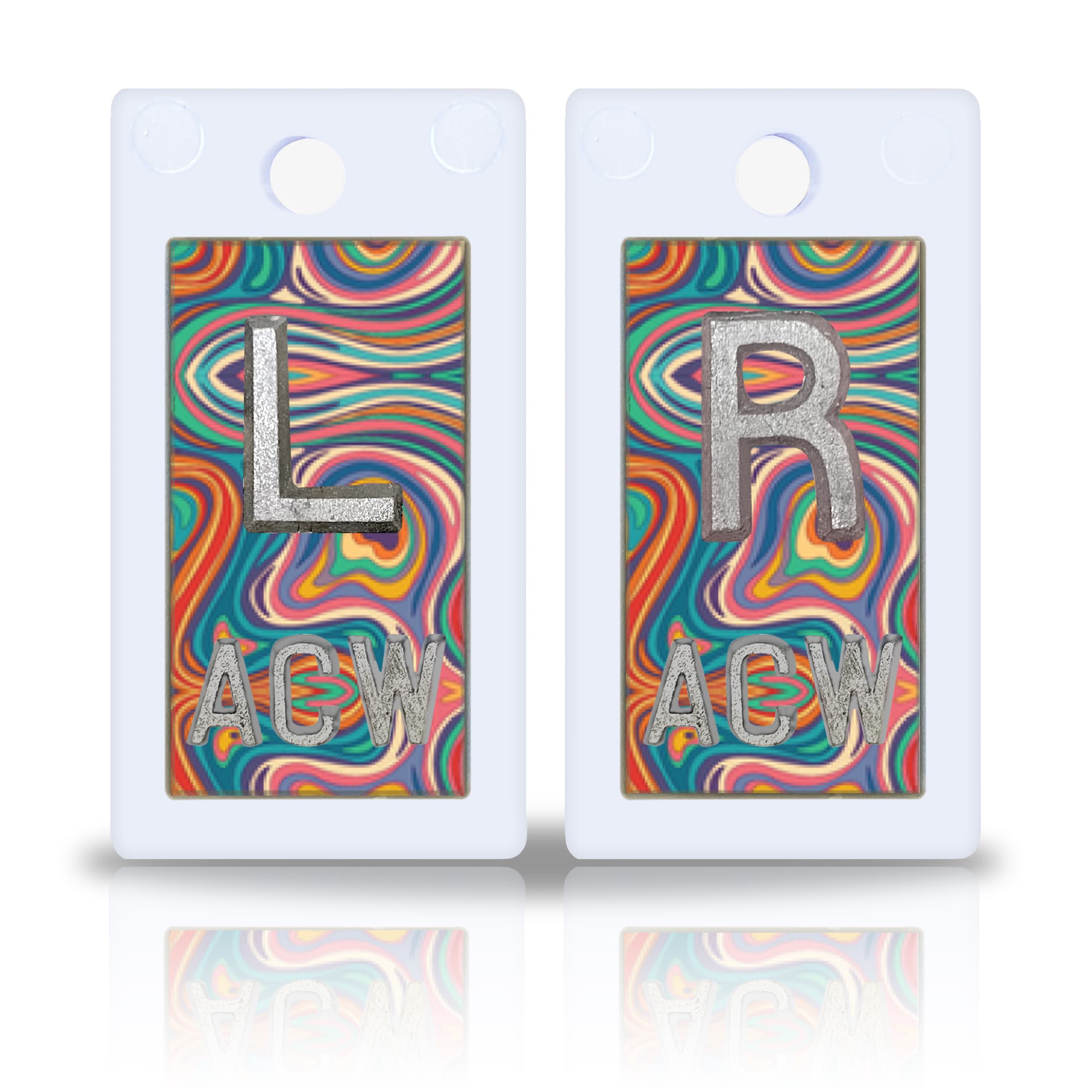 Psychedelic Design 2 Plastic Lead Xray Markers Magic Xray Markers