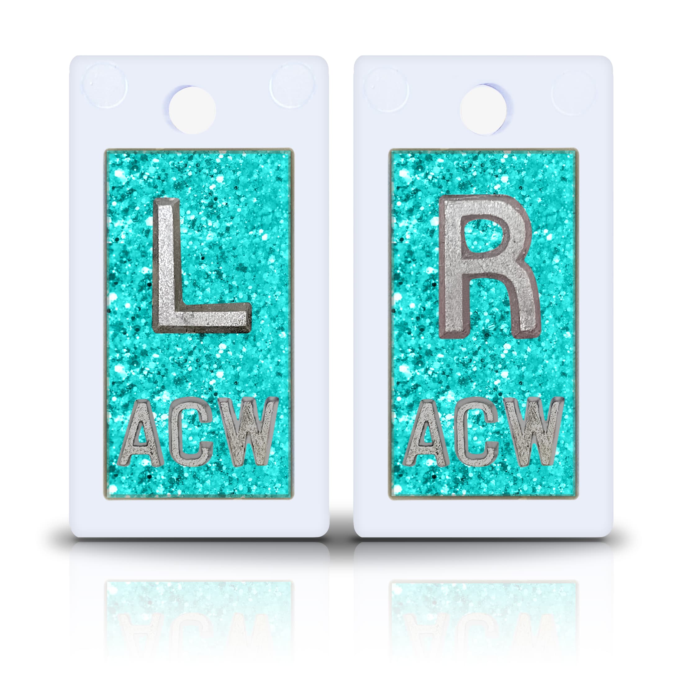 Tiff Blue Glitter Plastic Lead Xray Markers Magic Xray Markers