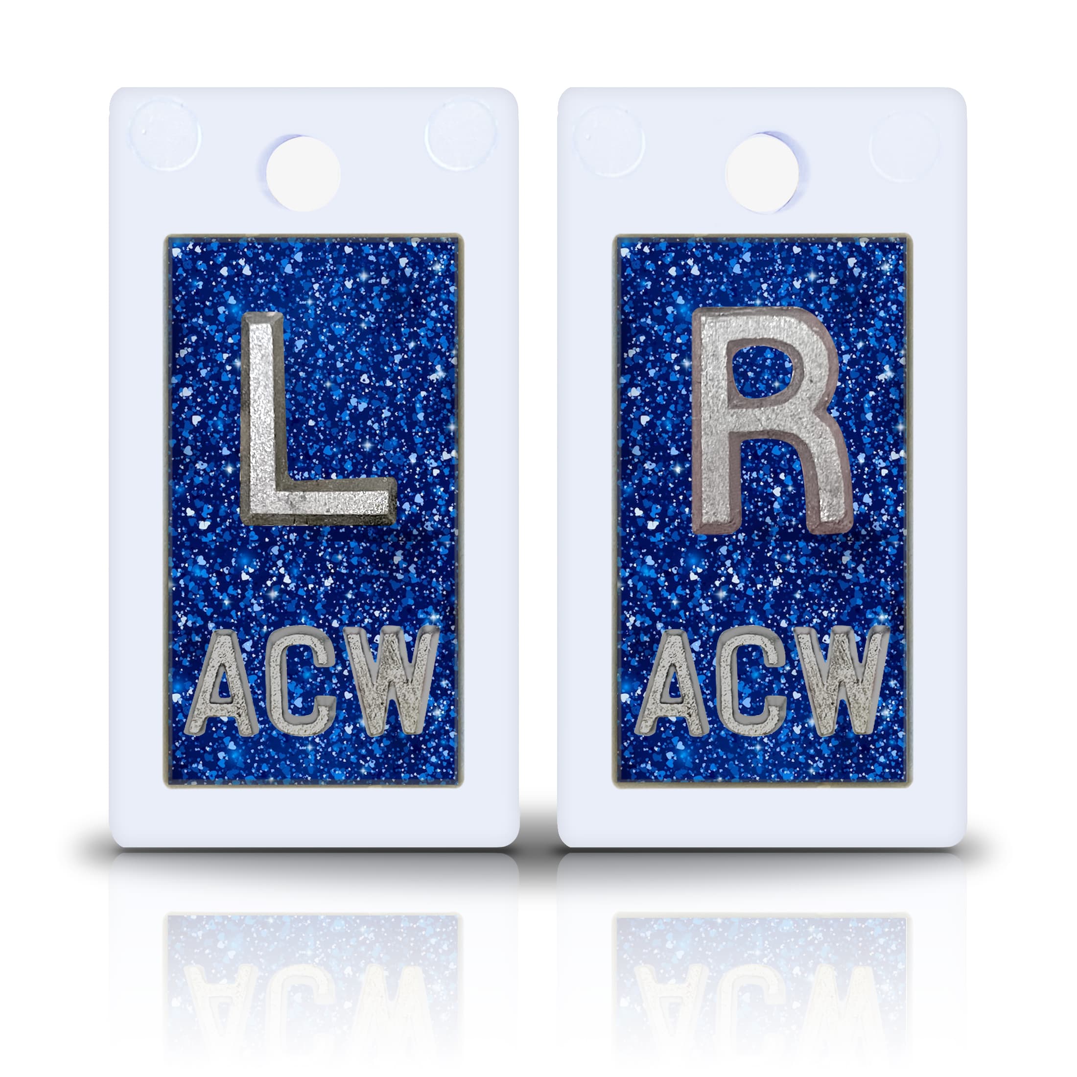 Blue Glitter Plastic Lead Xray Markers Magic Xray Markers