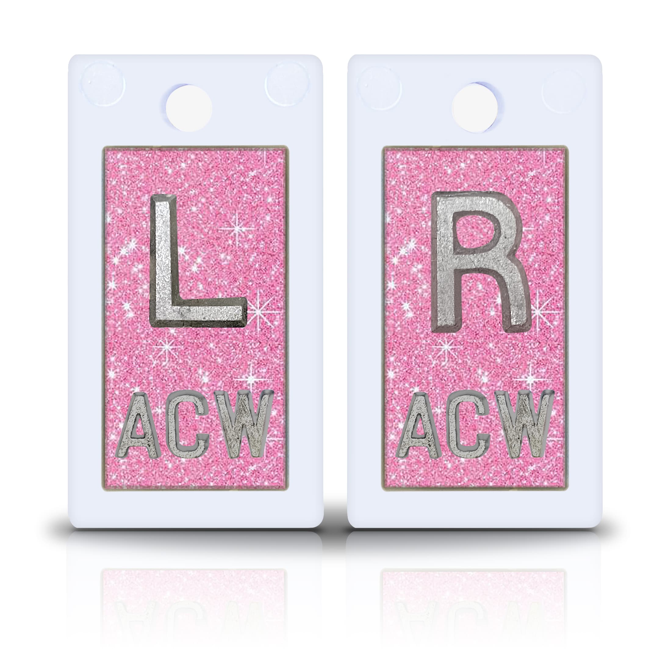 Pink Glitter Plastic Lead Xray Markers Magic Xray Markers