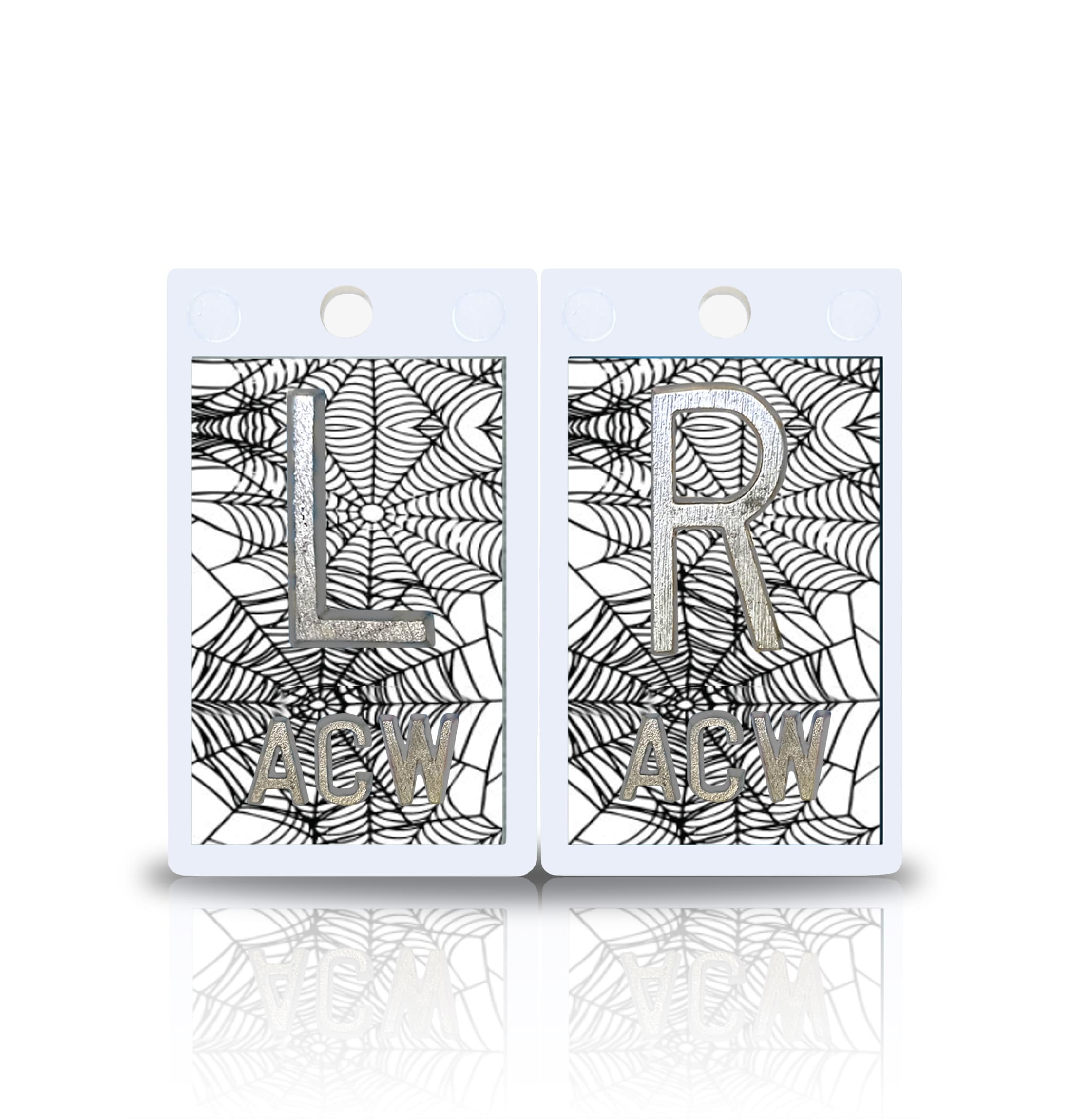 2" Plastic X Ray Markers With Spiderweb Design Magic Xray Markers