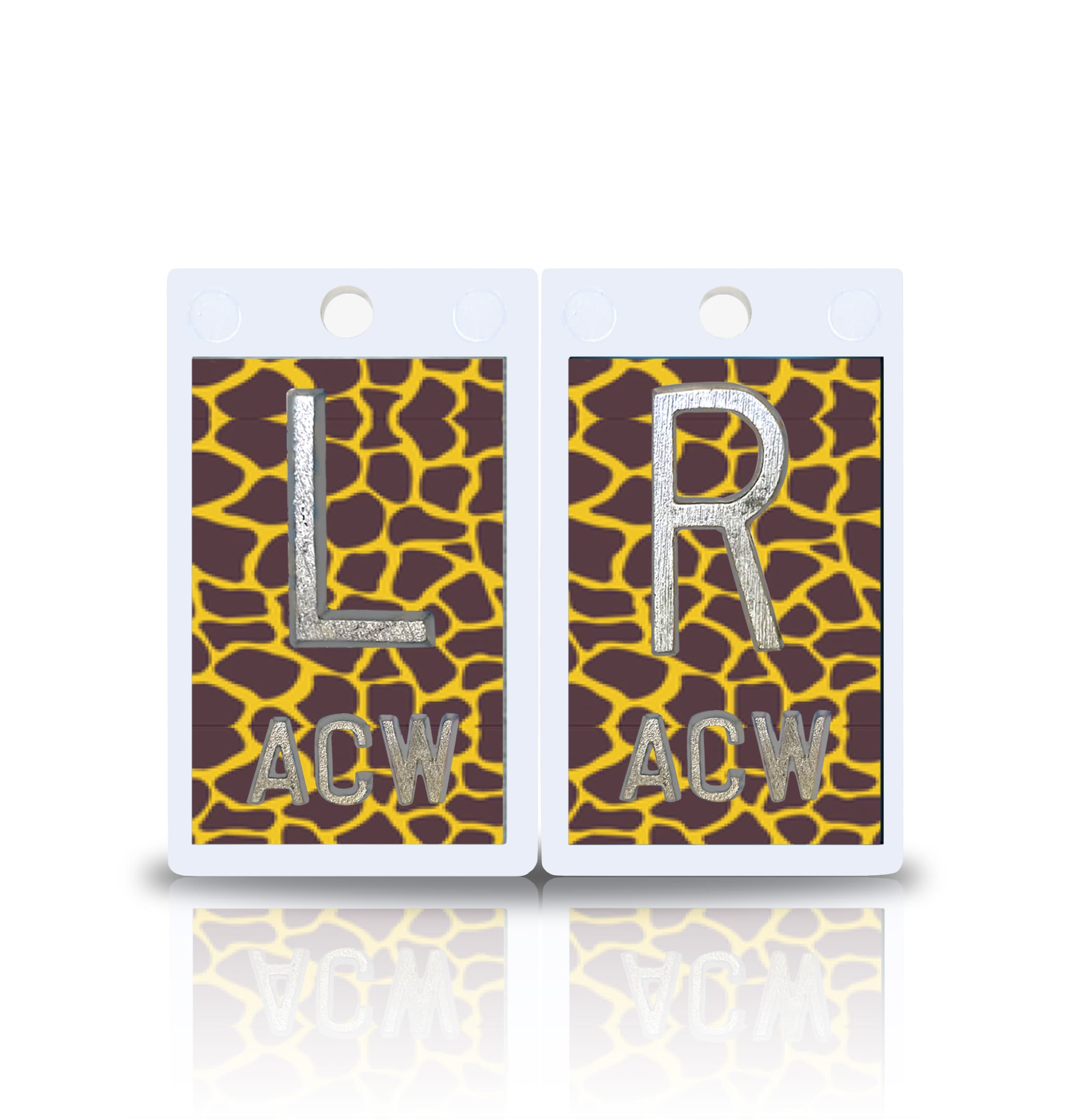 2" Plastic X Ray Markers With Giraffe Design Magic Xray Markers
